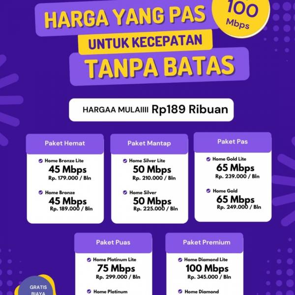 Brosur Promo, Free Installasi* Tarif Terjangkau